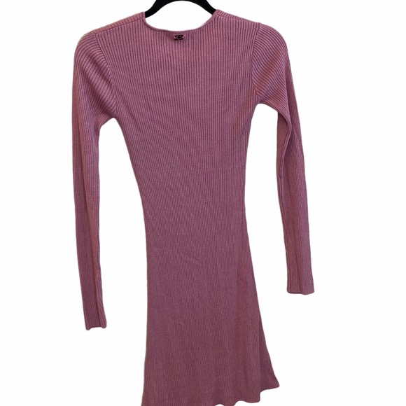For Love & Lemons Knitz Delancey Dress Pink Rose XS - Picture 5 of 11